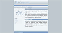 Desktop Screenshot of duplexsecure.com